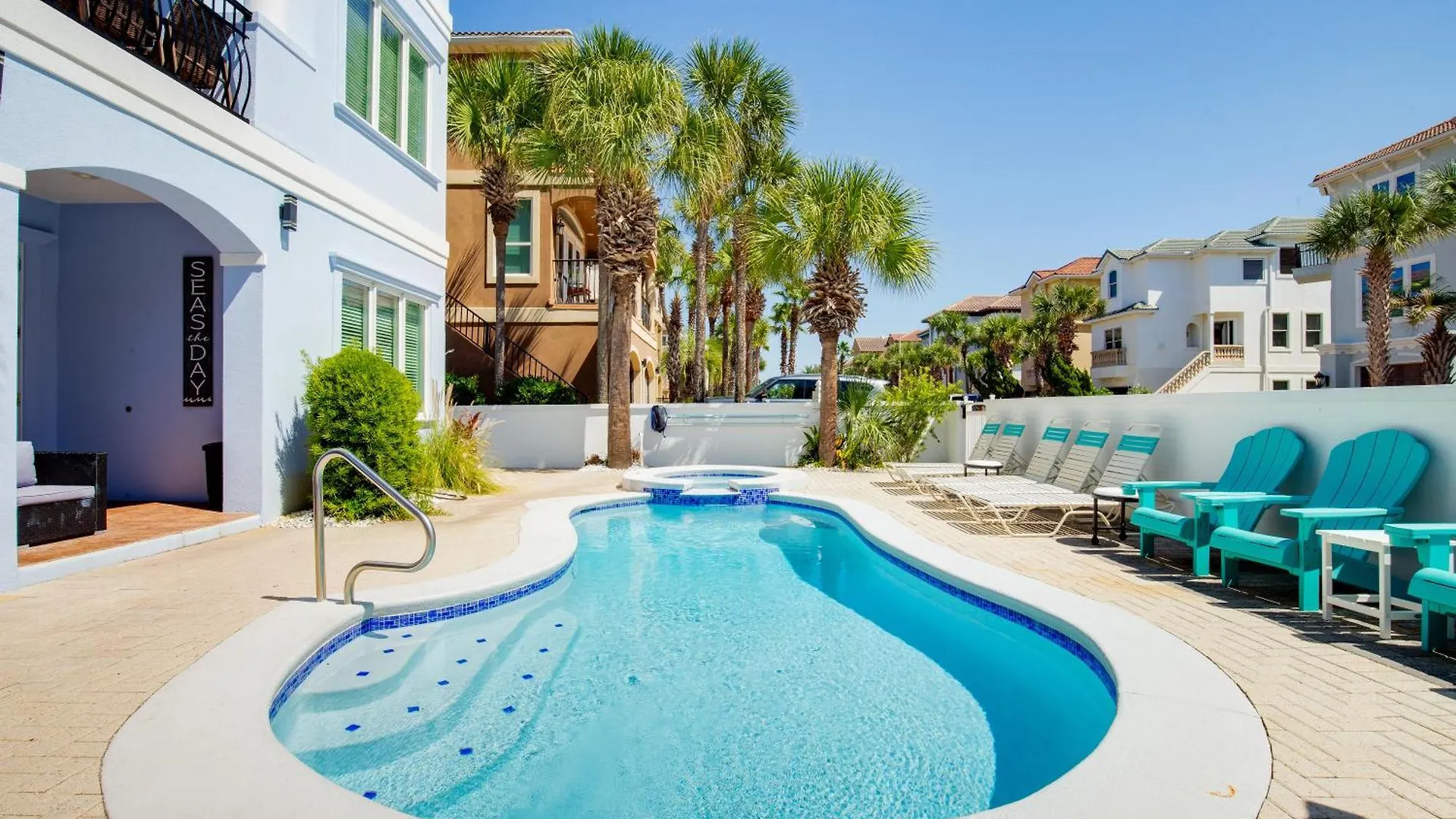Golf Cart Beach Views Private Pool And Hot Tub Destin 0*,
